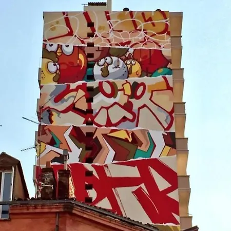 Studio Brique Bleue Avec Parking Prive Toulouse